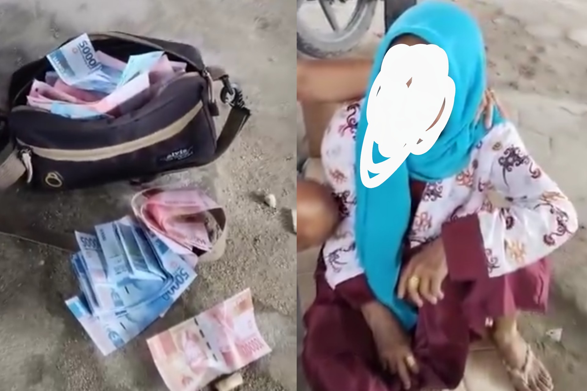 Pasar Sejumput Sampit Digegerkan Lansia dengan Uang Mainan