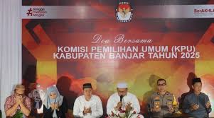 KPU Kabupaten Banjar Gelar Doa Bersama dan Peringatan Isra Mikraj, Berharap Proses Pilkada Berjalan Lancar