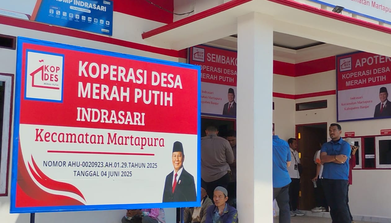 Koperasi Merah Putih Indrasari Resmi Diluncurkan, Siap Jadi Tulang Punggung Ketahanan Pangan Petani Kalsel