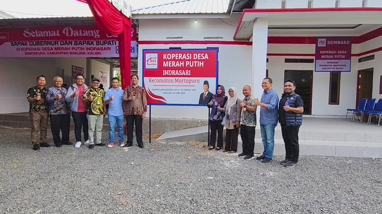 Kalsel Siap Luncurkan 2.013 Koperasi Merah Putih, Presiden Dijadwalkan Hadir Secara Virtual