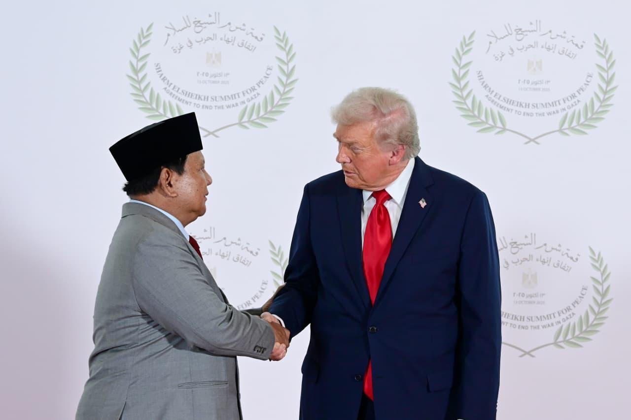 Trump Puji Prabowo atas Peran Indonesia Hentikan Perang Gaza