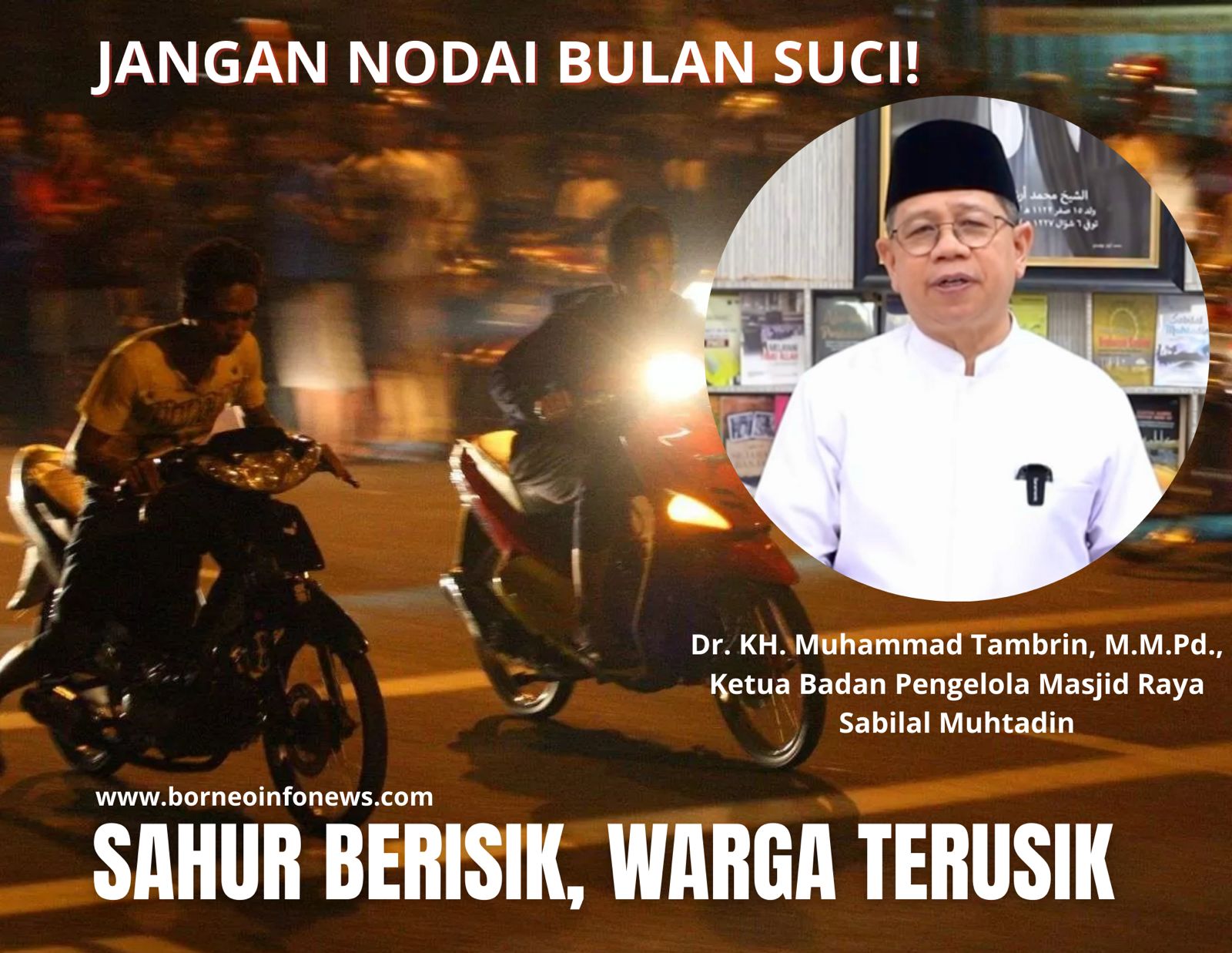 Balapan Liar di Banjarmasin Kian Meresahkan, Tokoh Agama Minta Aparat Turun Tangan