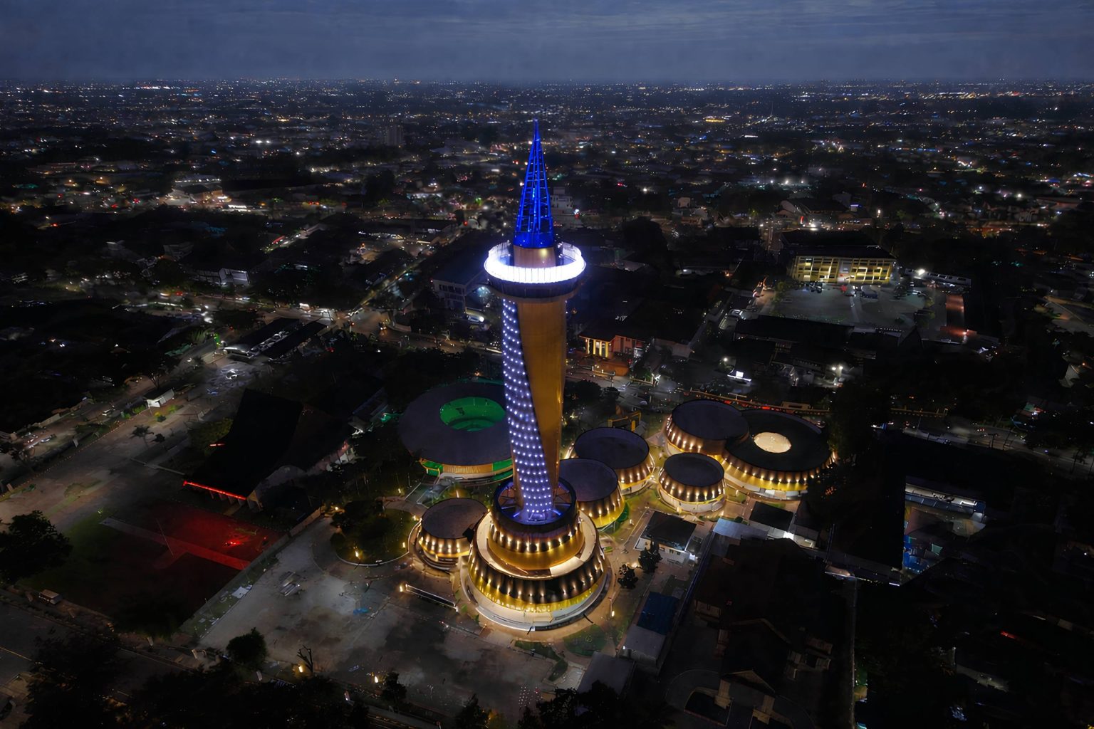 Tugu 0 Kilometer Kalimantan Selatan tahap pemeliharaan