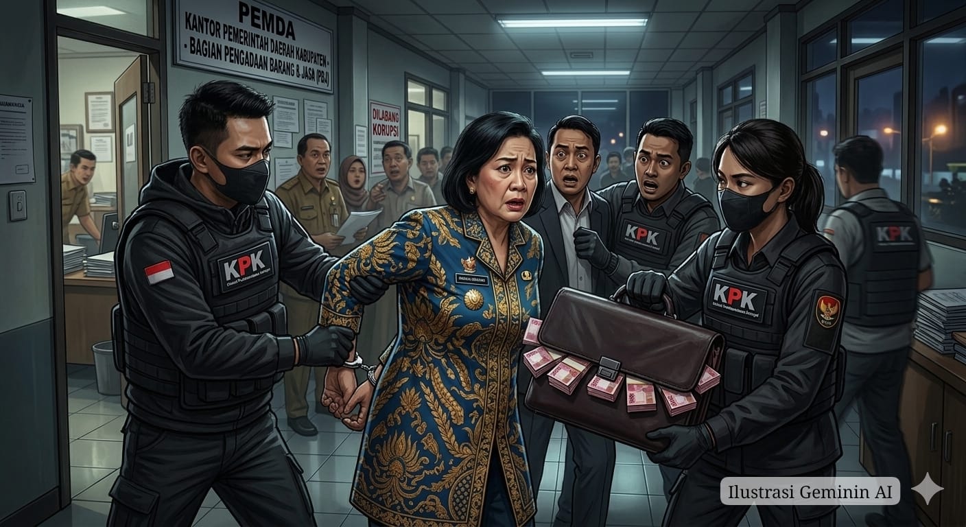 OTT KPK di Pekalongan: Bupati FAR Jadi Tersangka, Diduga Nikmati Rp19 Miliar dari Proyek Outsourcing