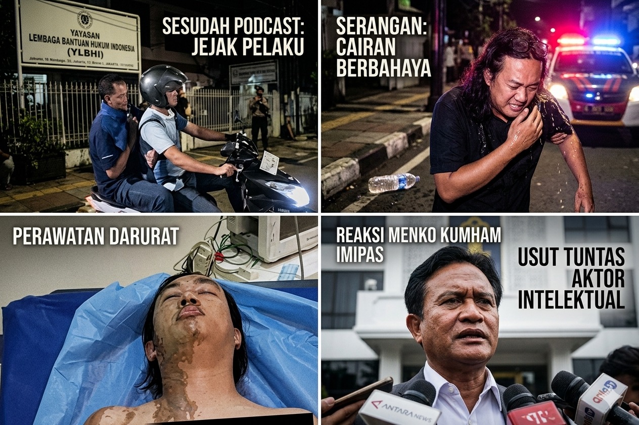 Aktivis KontraS Disiram Air Keras, Yusril: Ini Serangan terhadap Demokrasi