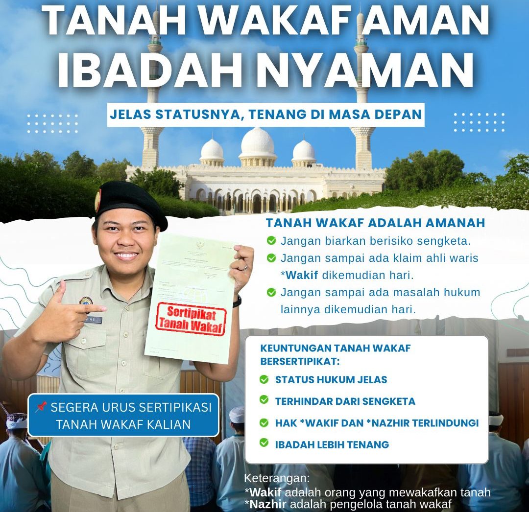 Sosialisasi sertipikasi tanah wakaf di Balangan