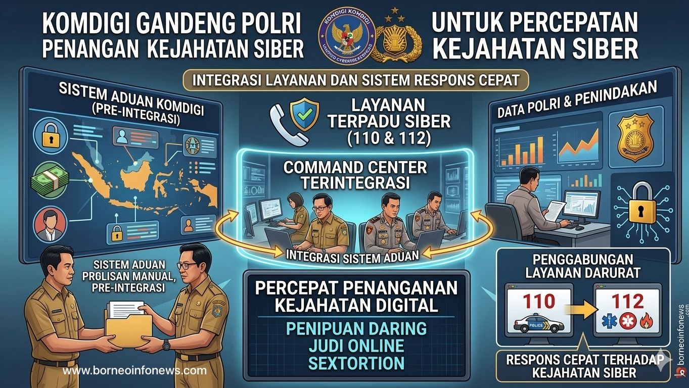 Penandatanganan kerja sama Kemkomdigi dan Polri terkait penanganan kejahatan digital