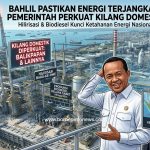 Menteri ESDM Bahlil Lahadalia saat menyampaikan kebijakan ketahanan energi