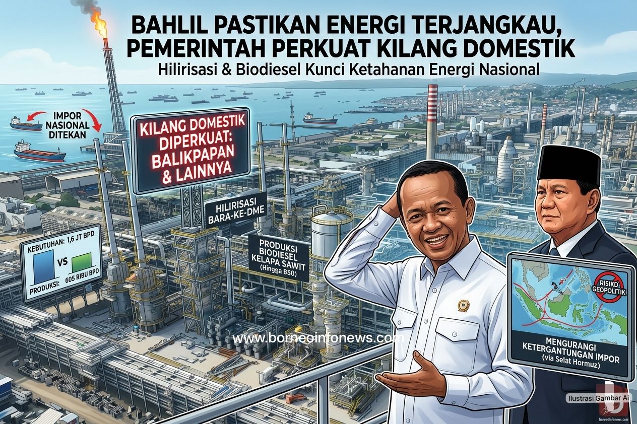 Menteri ESDM Bahlil Lahadalia saat menyampaikan kebijakan ketahanan energi