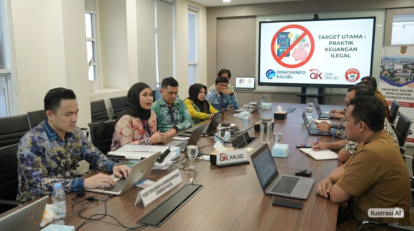 Rapat Pemprov Kalsel bahas pengawasan keuangan ilegal