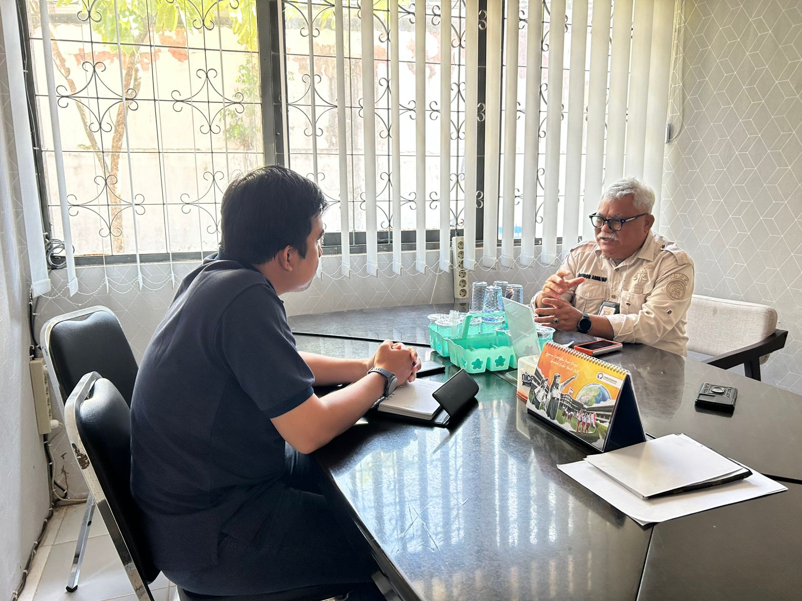 WRC Kalsel saat menyampaikan dugaan pelanggaran lapas ke Ombudsman