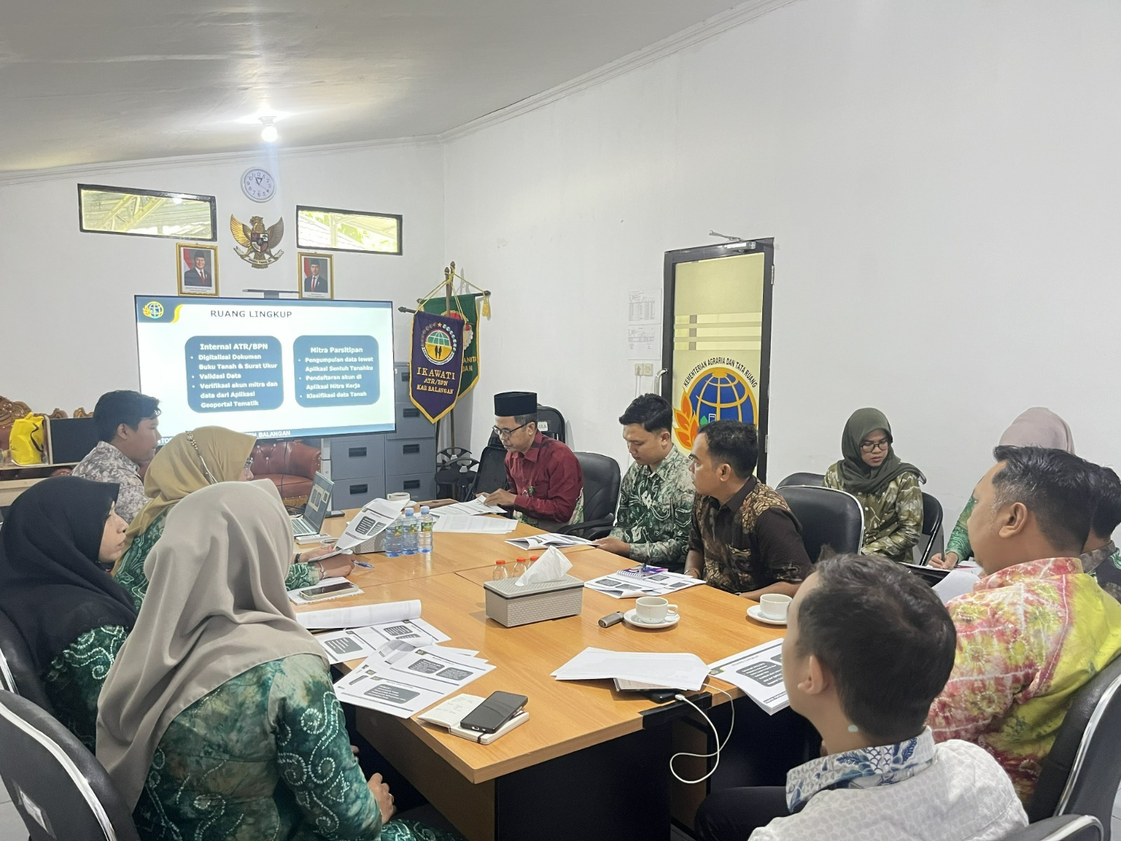 Sosialisasi INTIP 2026 di Kantah Balangan bersama lintas instansi