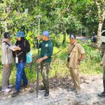 Pengukuran BMD dan jalan usaha tani di Paringin Selatan oleh Kantah Balangan