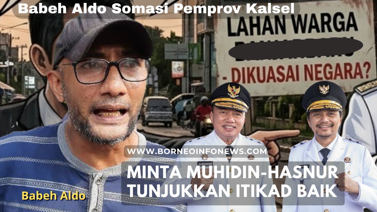 Somasi dugaan penyerobotan lahan oleh Pemprov Kalsel