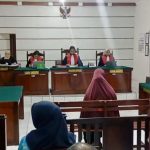 Suasana sidang putusan kasus travel umrah Elbaraka di Pengadilan Negeri Banjarbaru