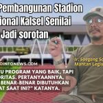 Ilustrasi rencana pembangunan stadion di Kalimantan Selatan