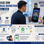 Registrasi SIM biometrik wajah di Indonesia 2026