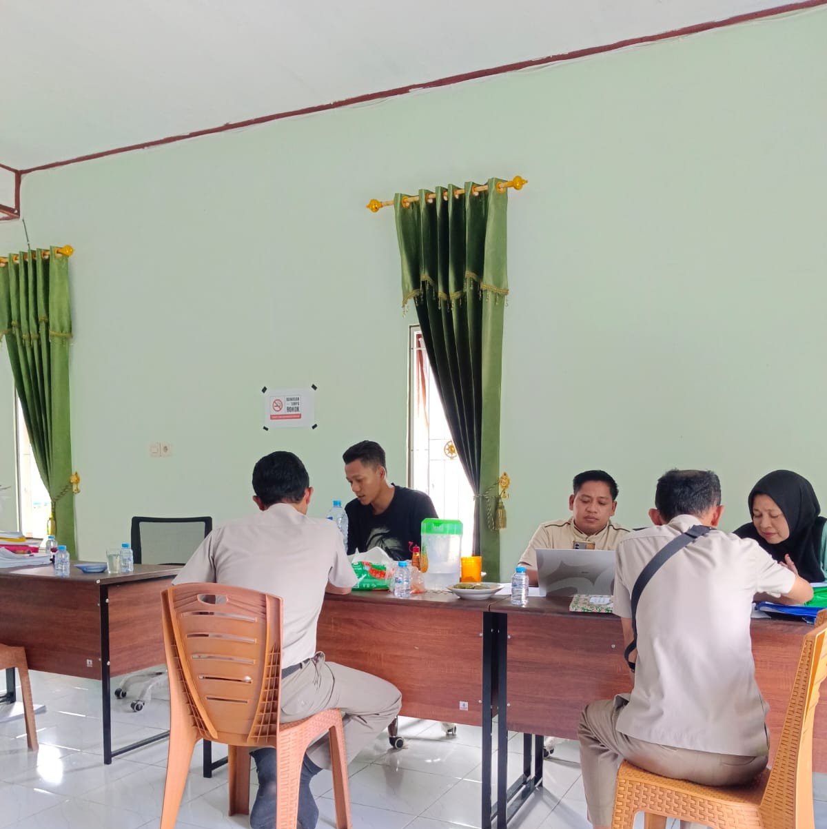 Persiapkan PTSL, Kantor Pertanahan Balangan Koordinasi Bersama Desa Tanah Habang Kanan