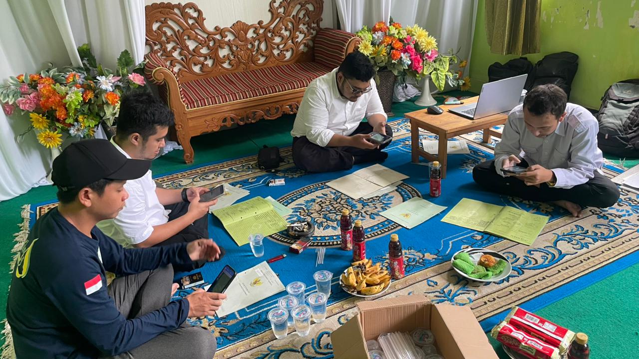 Koordinasi Bersama KUA Halong, Kantor Pertanahan Balangan Dorong Percepatan Sertipikasi Tanah Wakaf