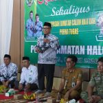 Kegiatan halalbihalal PGRI Kecamatan Halong