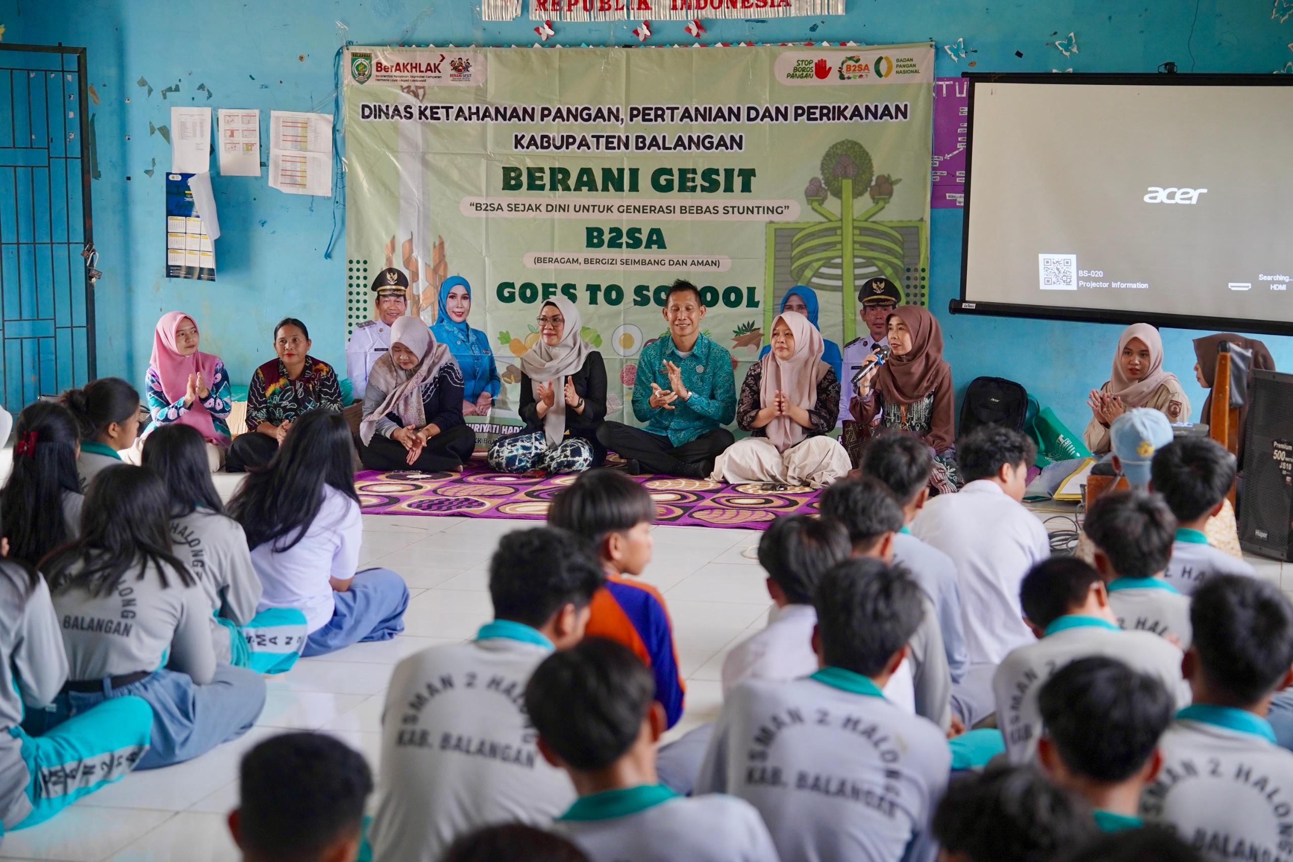 Edukasi B2SA di SMA Negeri 2 Halong