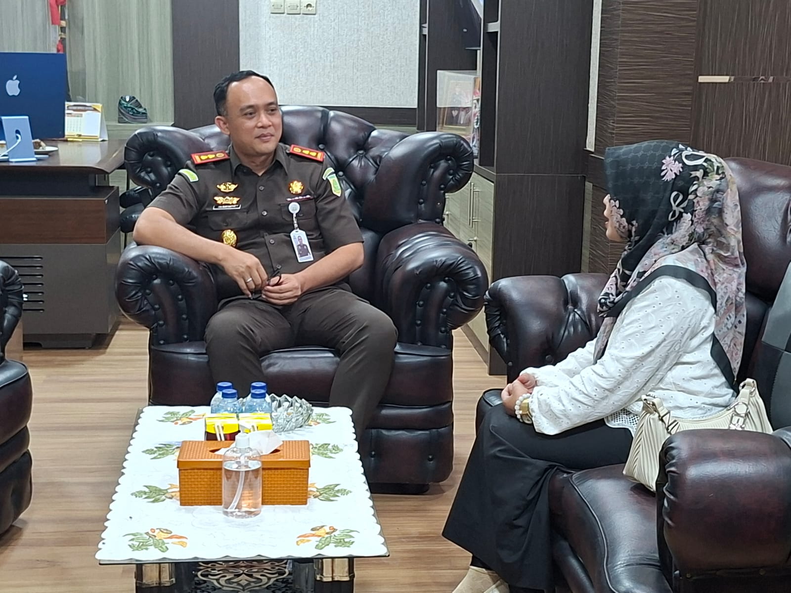 Kemenag Balangan melakukan silaturahmi ke Kejari Balangan