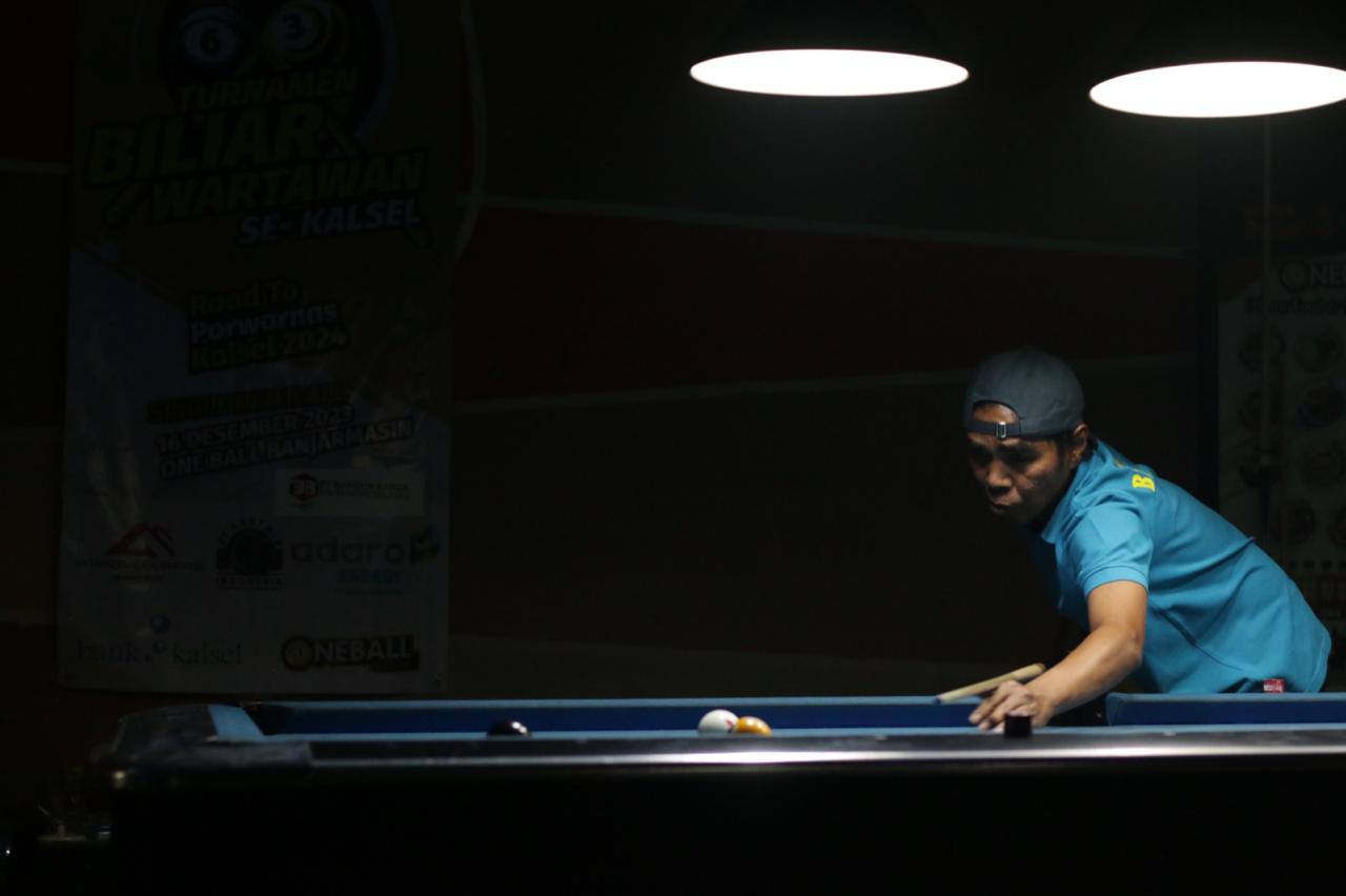 Turnamen Biliar Antar Wartawan 2026 di Banjarmasin