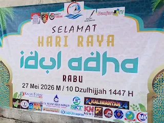 PT NNAS Tebar Kurban untuk Warga Banjarbaru, DPW SWI Kalsel Beri Apresiasi