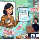 Guru menerima tunjangan profesi secara bulanan
