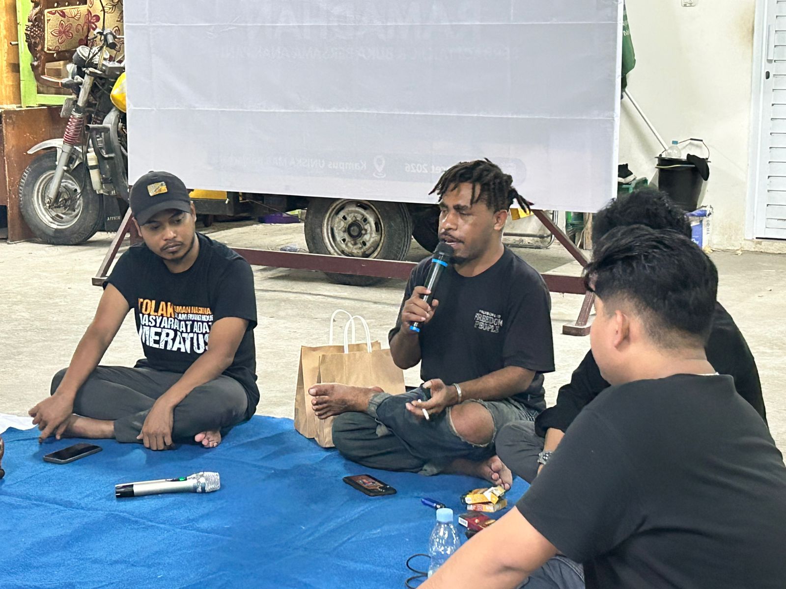 Warga Asli Papua Bicara di Nobar “Pesta Babi” Banjarbaru: Pemerintah Harus Hadir Lindungi Rakyat