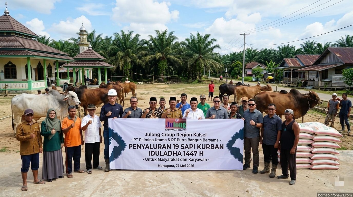 Julong Group salurkan sapi kurban kepada masyarakat dan karyawan