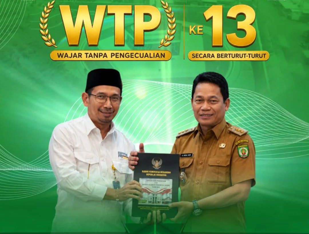 Bupati Balangan menerima opini WTP ke-13 dari BPK RI Kalsel