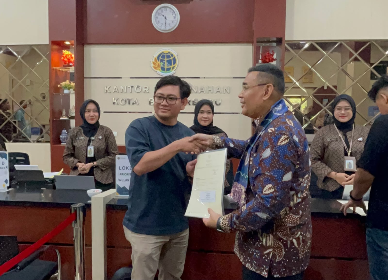 Urus Pertanahan Langsung Banjarbaru bersama pelayanan BPN