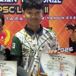 Kelvin Giskio Rahman saat bertanding di Kejurnas IPSC