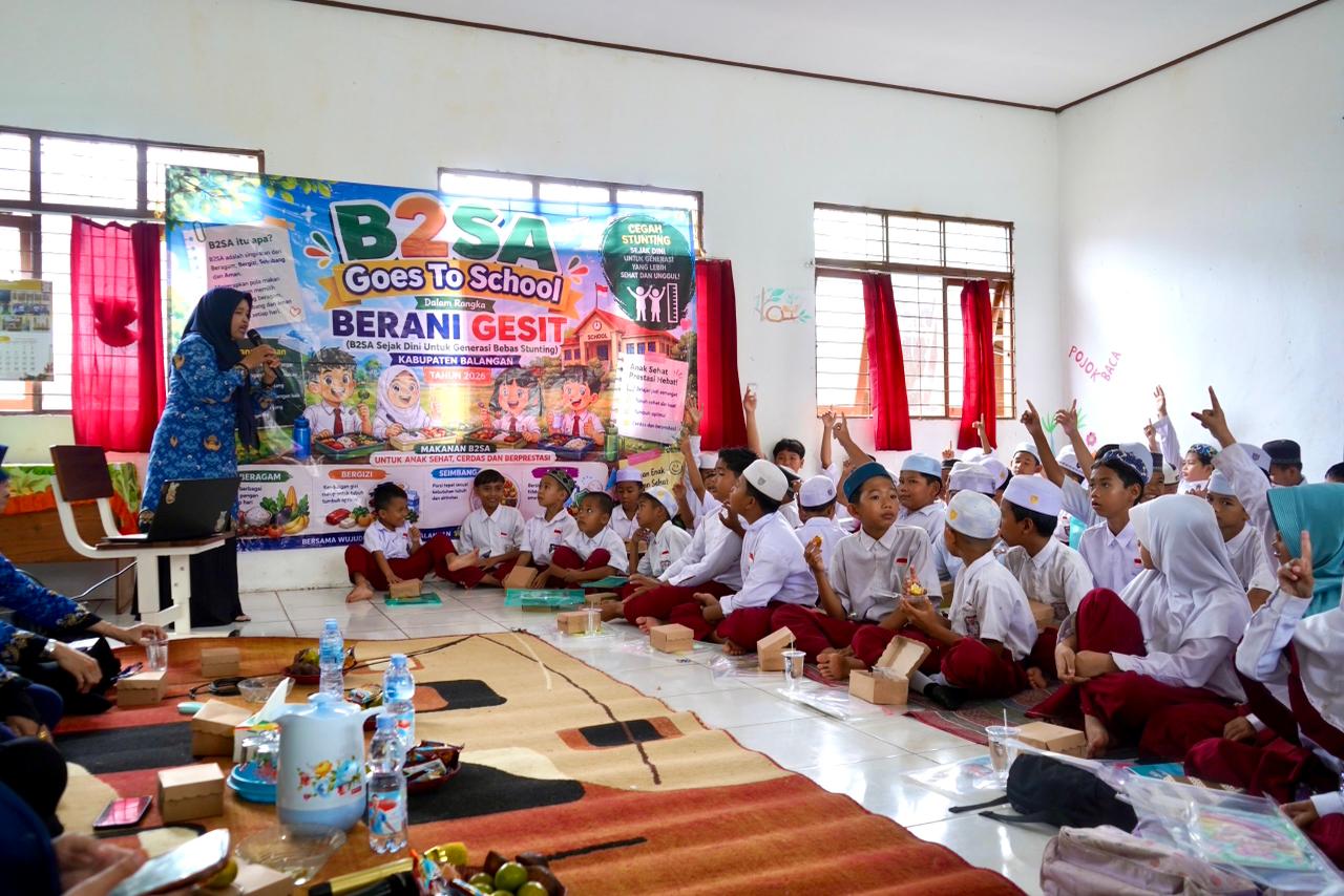 Kegiatan edukasi B2SA di SD Negeri Telaga Purun
