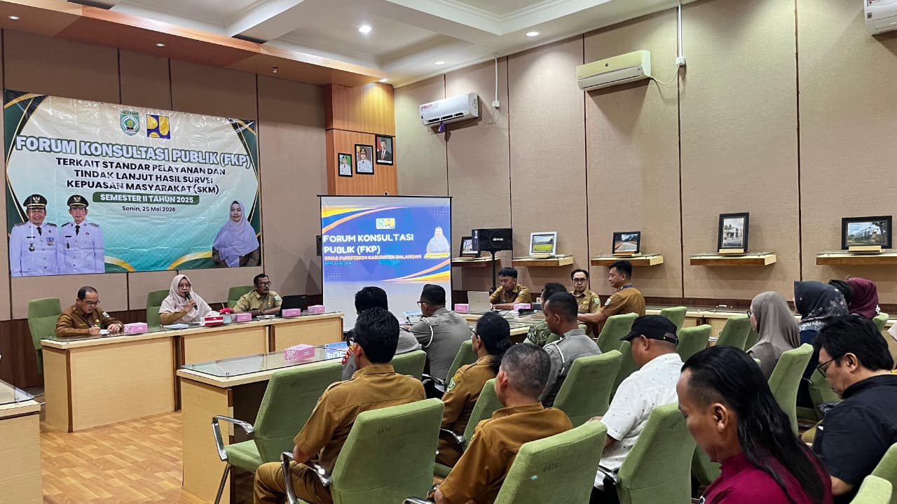 Forum Konsultasi Publik PUPRPerkim Balangan terkait peningkatan pelayanan publik
