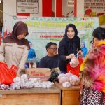pasar murah Desa Kapul yang digelar Disperindag Balangan