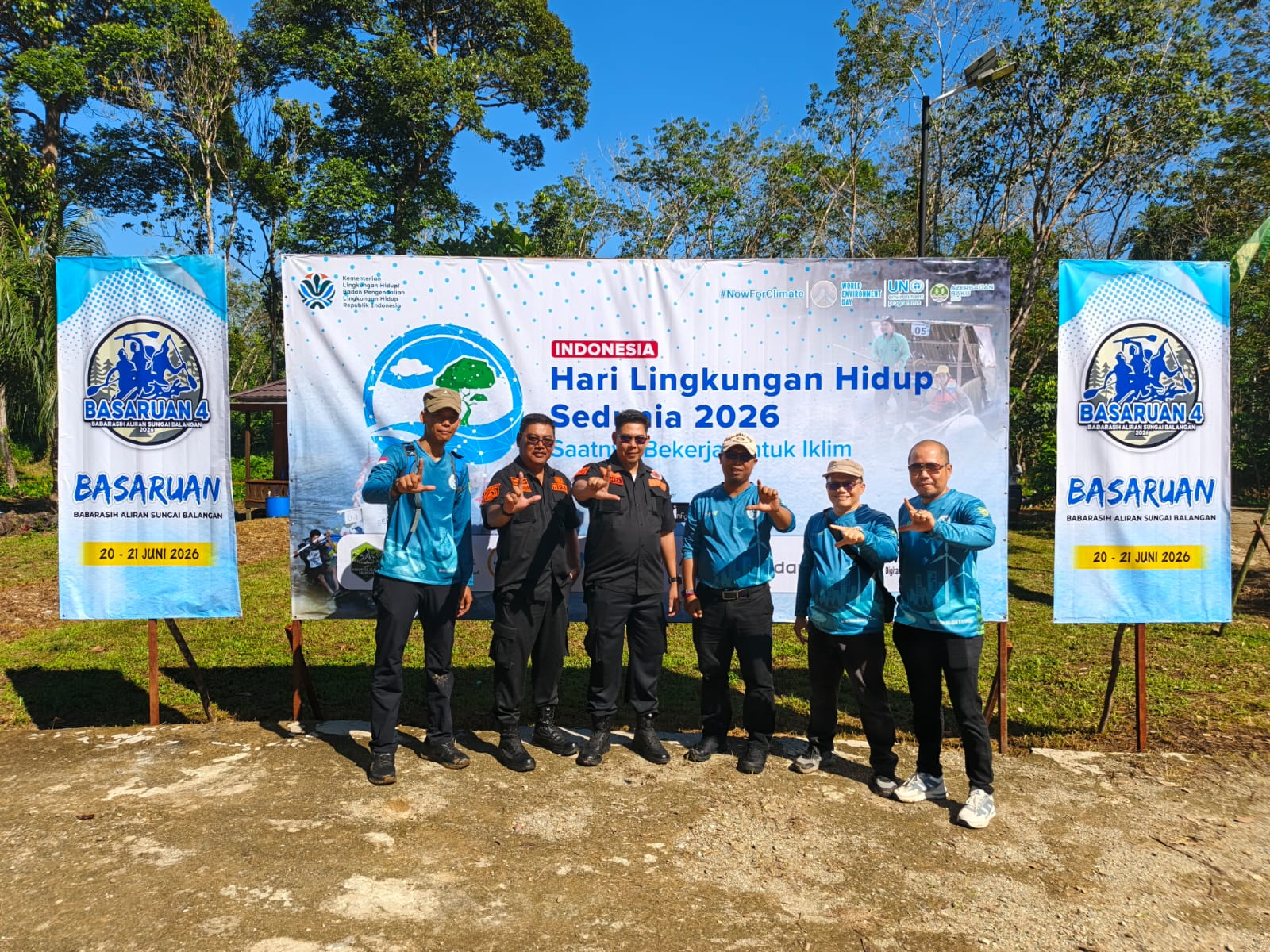 BPBD dan Forum PRB Dukung Basaruan Jaga Sungai Balangan