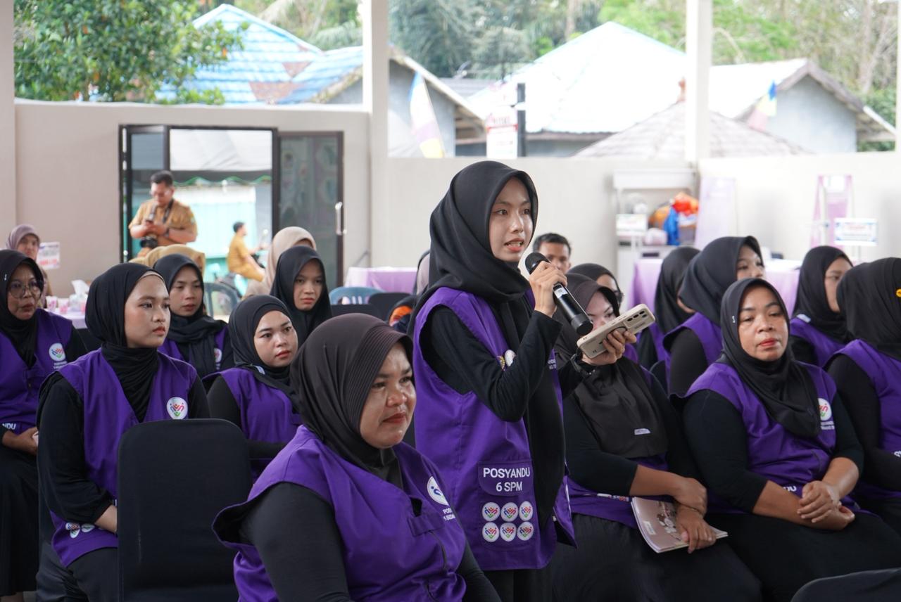 Pembinaan Posyandu Enam SPM di Desa Muara Jaya Kecamatan Awayan.