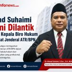 Ahmad Suhaimi resmi menjabat Kepala Biro Hukum Sekretariat Jenderal ATR BPN.