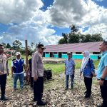 Groundbreaking pembangunan sumur bor Polres Banjarbaru di Kelurahan Cempaka dalam rangka Hari Bhayangkara ke-80.
