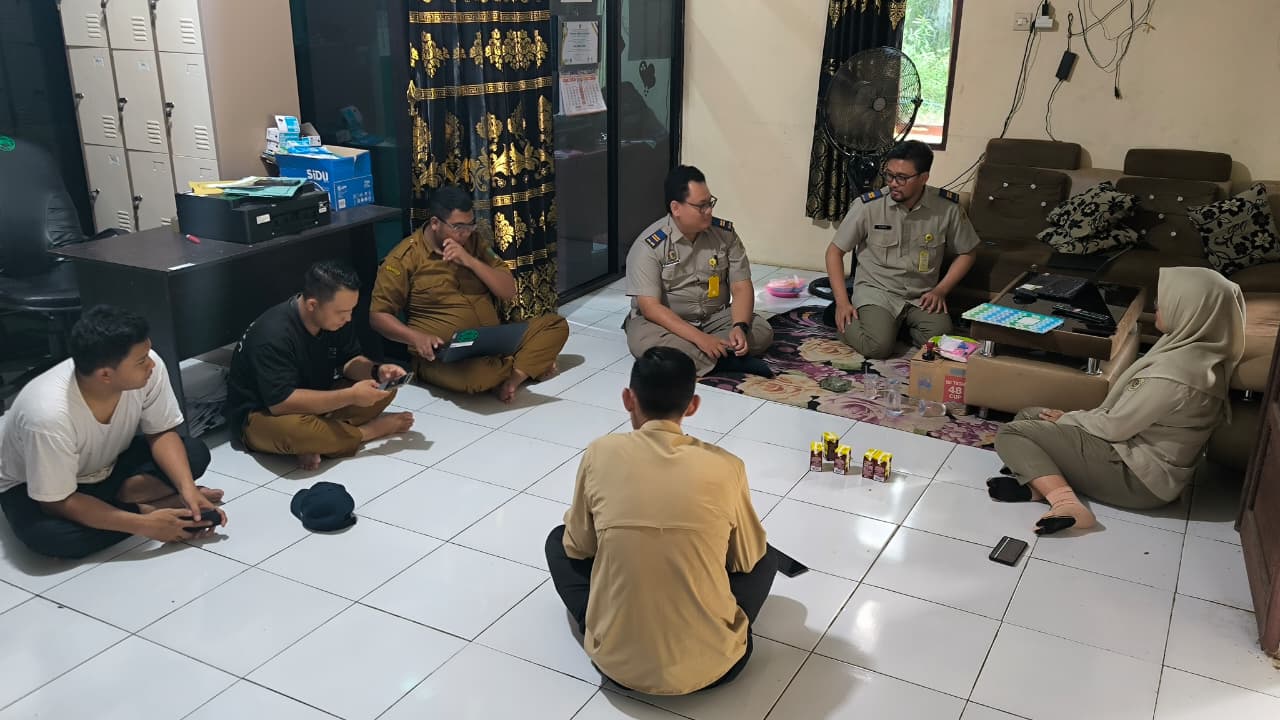 Koordinasi Berkas PTSL di Desa Sungai Tabuk, Langkah Antisipatif Percepat Penerbitan Sertipikat