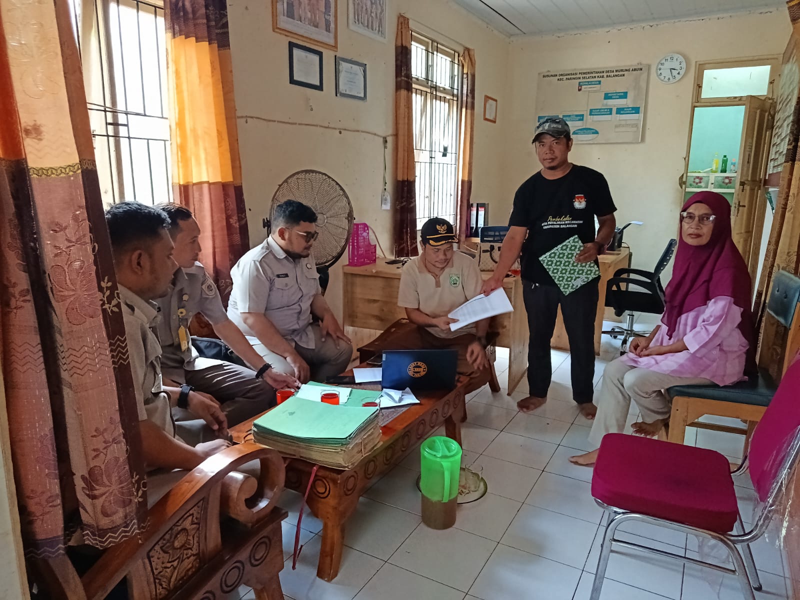Koordinasi Kelengkapan Berkas PTSL di Desa Murung Abuin Perkuat Tertib Administrasi Pertanahan