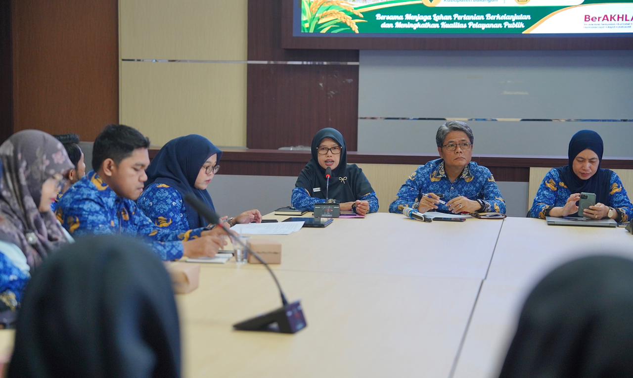 Forum DKP3 Balangan membahas perlindungan Lahan Pertanian Pangan Berkelanjutan (LP2B).