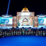 Kafilah Kabupaten Balangan menerima penghargaan pada penutupan MTQN XXXVII Kalimantan Selatan 2026.