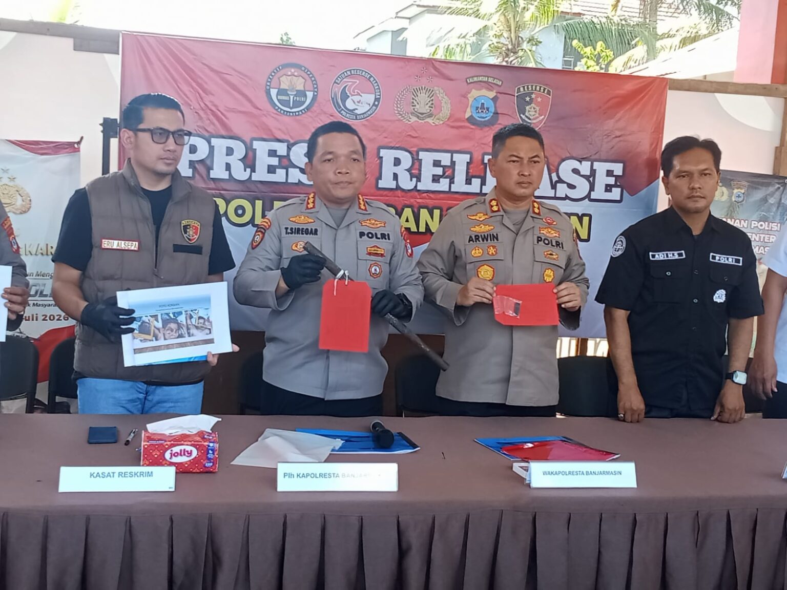 Polsek Banjarmasin Utara Ungkap Dua Kasus Penganiayaan