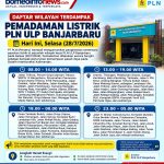 Petugas PLN melakukan penanganan jaringan listrik saat proses pemulihan sistem interkoneksi Kalimantan.