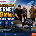 Wakil Menteri Komunikasi dan Digital Nezar Patria menyampaikan target internet nasional 100 Mbps.