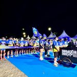 Ratusan peserta mengikuti Bahagia Run 2026 di halaman Kantor Gubernur Kalimantan Selatan, Banjarbaru.