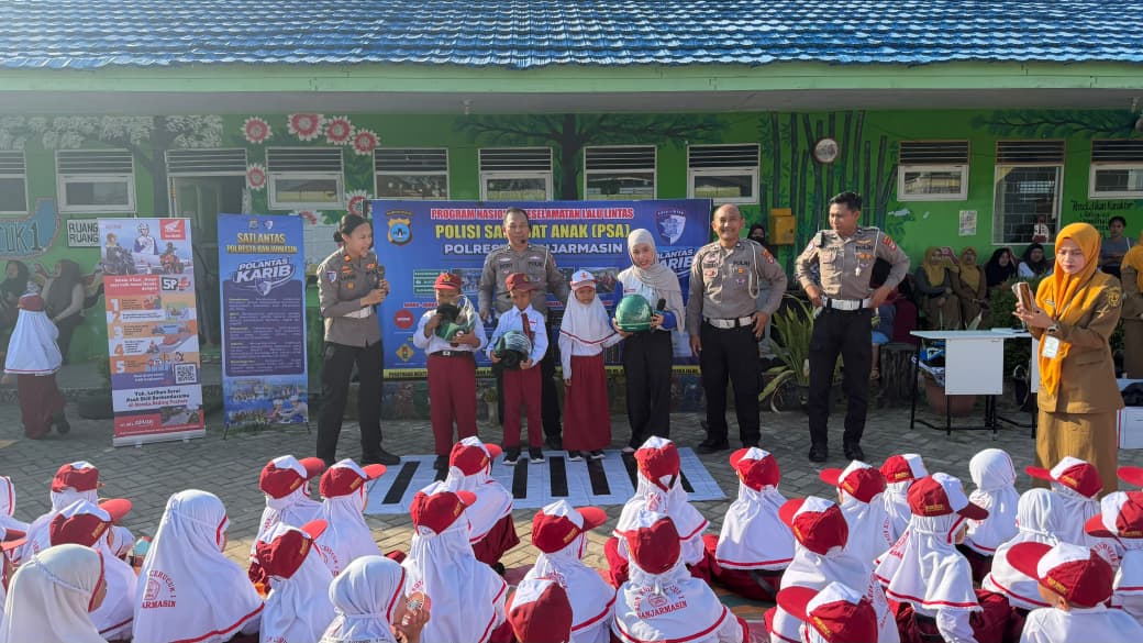 Polisi Sahabat Anak Tanamkan Budaya Tertib Lalu Lintas